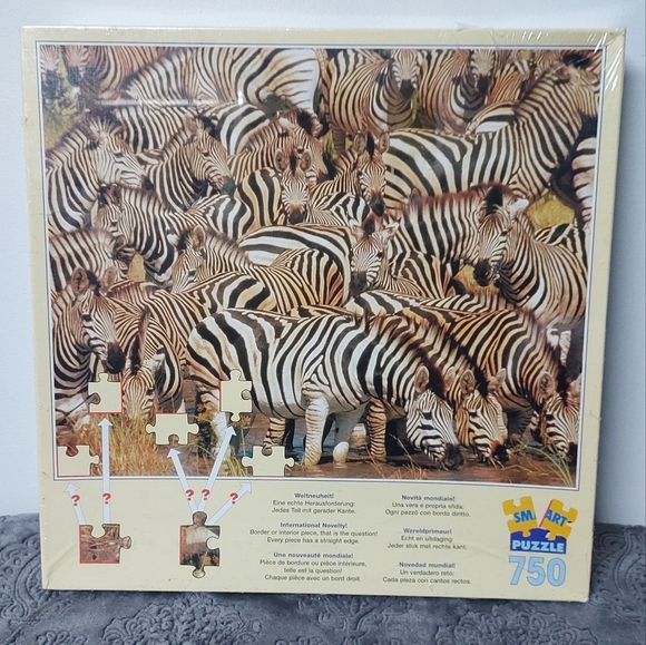 Smart Puzzle Other - 🦓 Zebra Smart puzzle 750 pieces NWOT